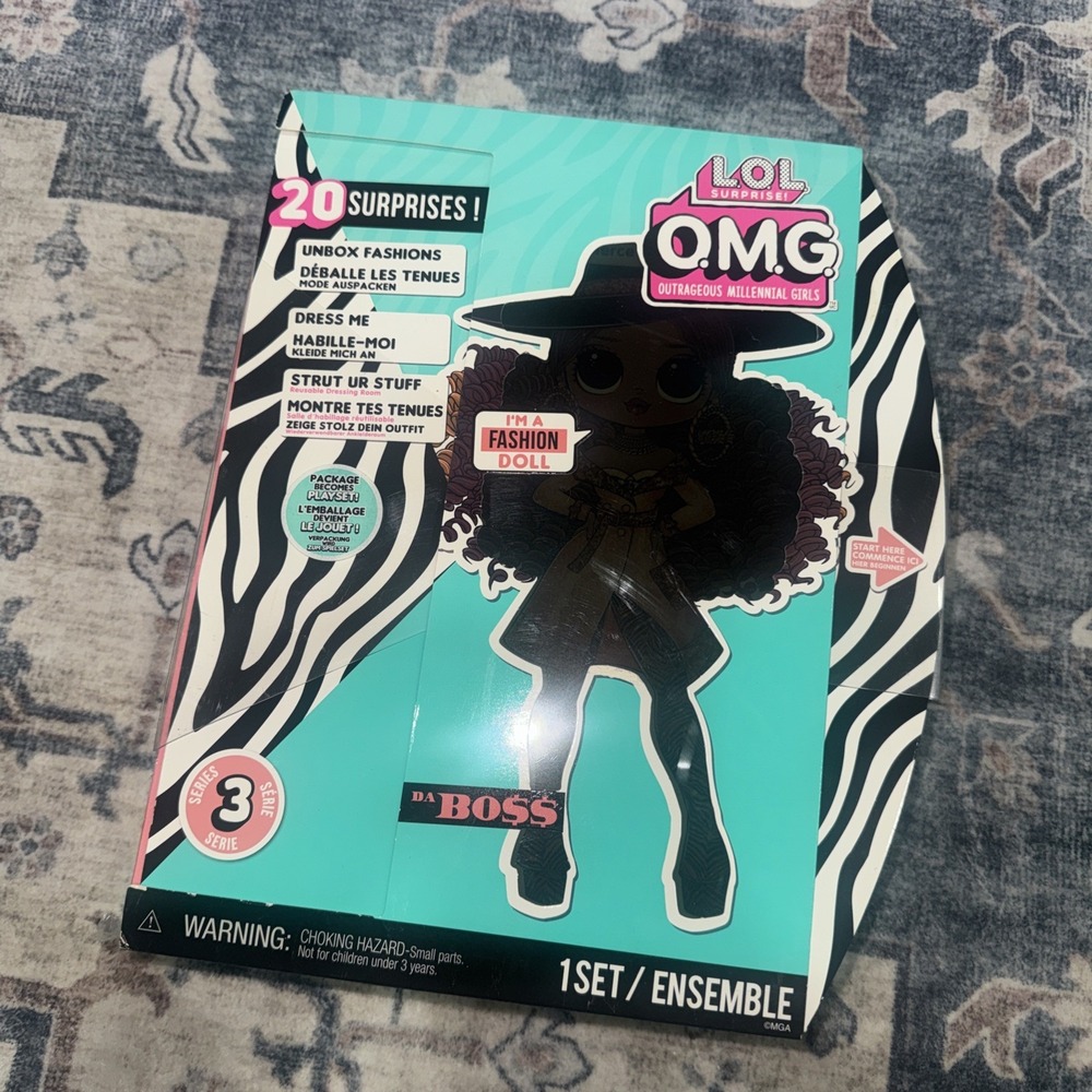 LOL Surprise! OMG Series 3 ~ Da BOSS ~ Fashion Doll & 20 Surprises!! **NEW**